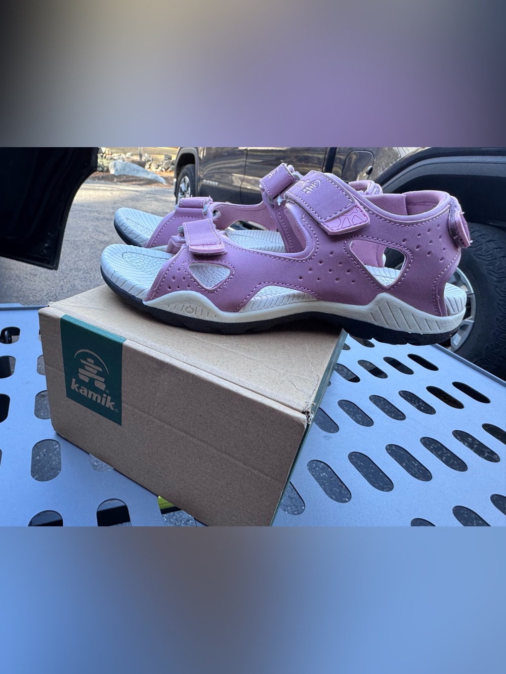 Kamik Kids Pink Adjustable Strap Sandals